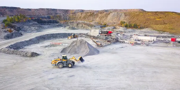 Fox Complex pit from the air