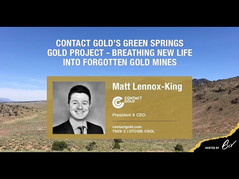 Contact Gold’s Green Springs gold project - Breathing new life into forgotten gold mines