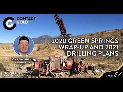 2020 Green Springs Wrap-up and 2021 Drilling Plans
