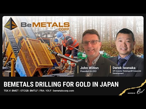 BeMetals Drilling for Gold in Japan