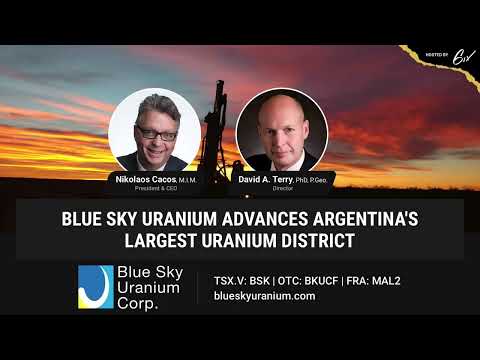 Blue Sky Uranium Advances Argentinas Largest Uranium District