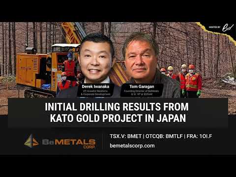 BeMetals - Initial Drilling Results from Kato Gold Project in Japan