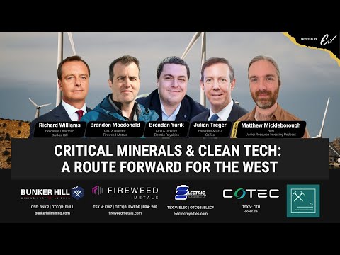 Critical Minerals & Clean Tech: A Route Forward for the West