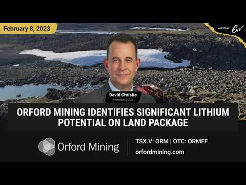Orford Mining Identifies Significant Lithium Potential on Land Package