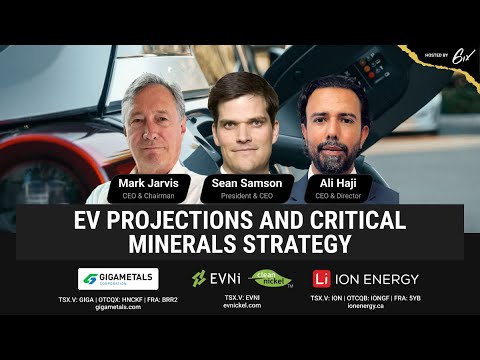EV Projections and Critical Minerals Strategy
