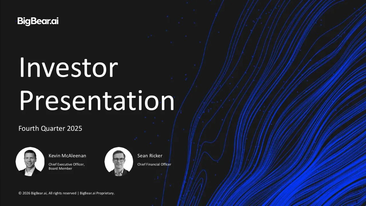 Bigbear.ai (NYSE:BBAI) Q4 2025 Earnings Call