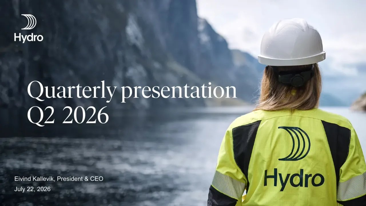 Norsk Hydro (Oslo:NHY) Q2 2026 Earnings Call