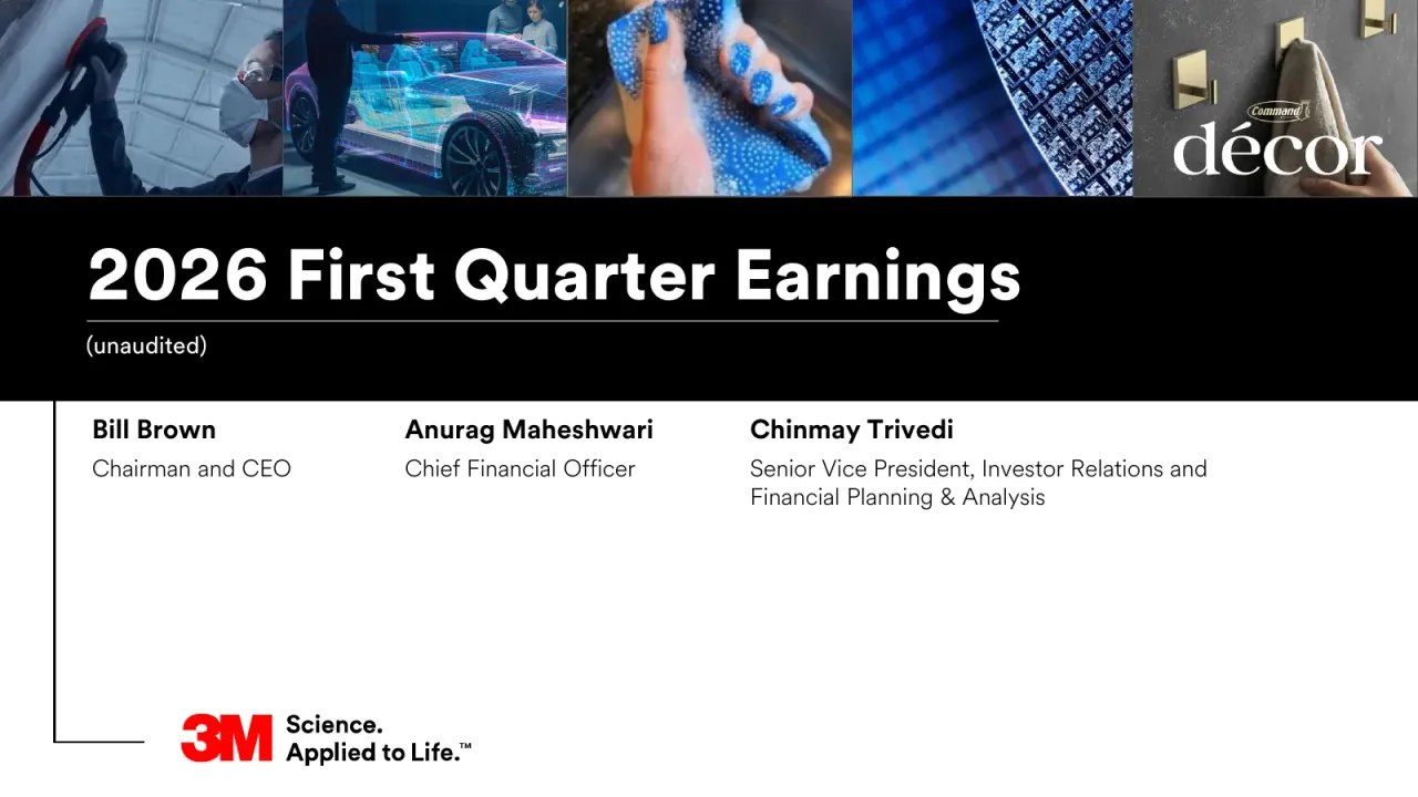 3M (NYSE:MMM) Q1 2026 Earnings Call