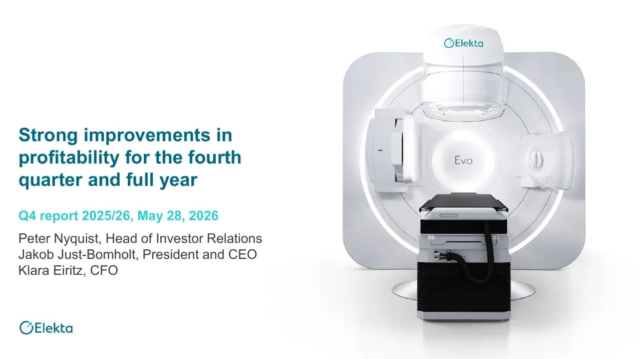 Elekta (Stockholm:EKTA B) Q4 2026 Earnings Call