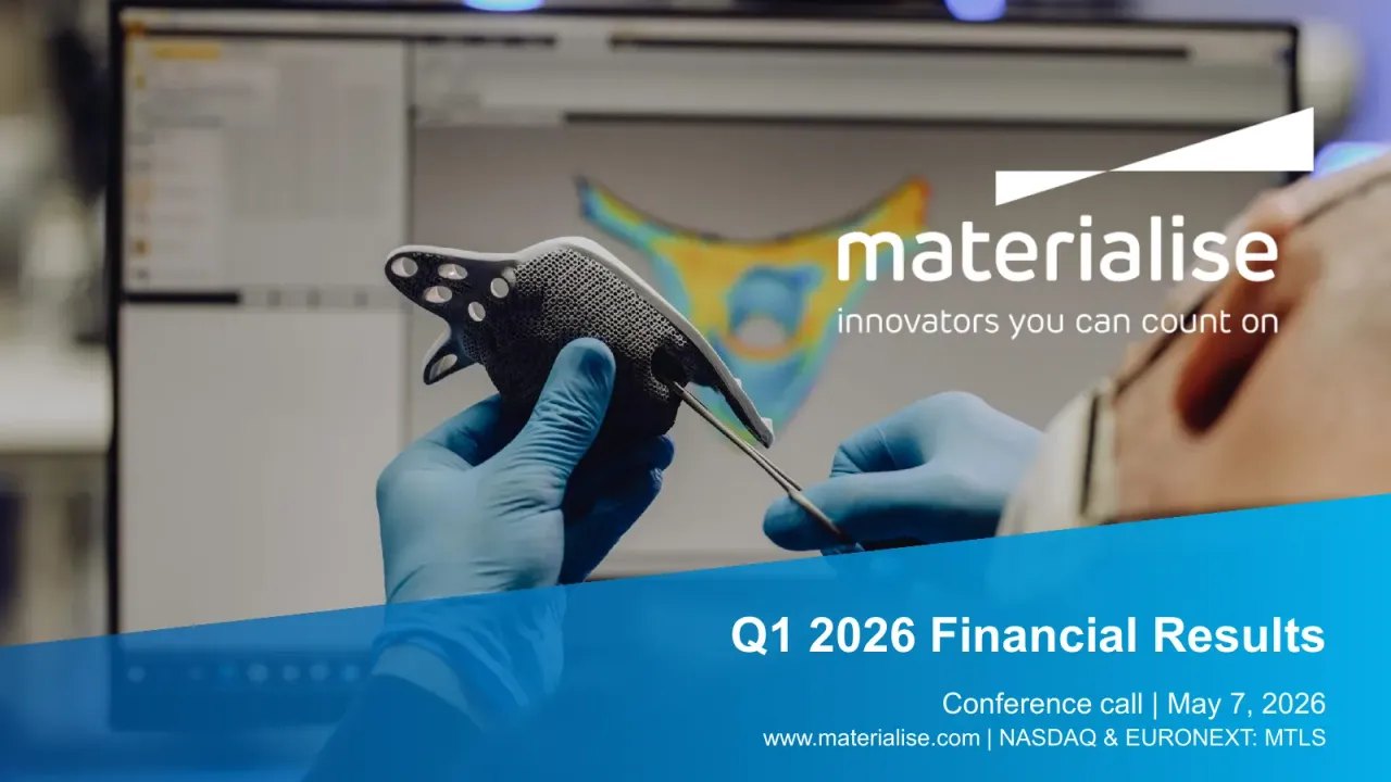 Materialise (Euronext:MTLS) Q1 2026 Earnings Call