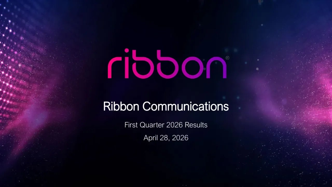 Ribbon Communications (NASDAQ:RBBN) Q1 2026 Earnings Call
