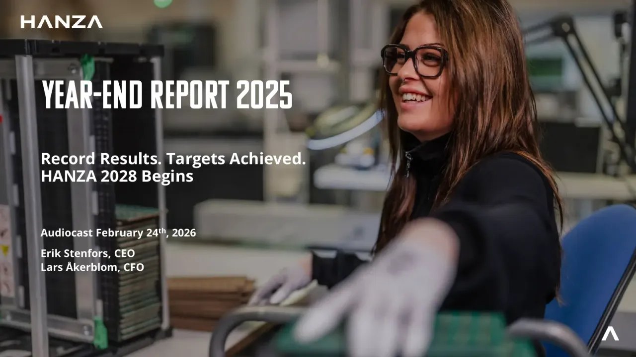 Hanza (Stockholm:HANZA) Q4 2025 Earnings Call