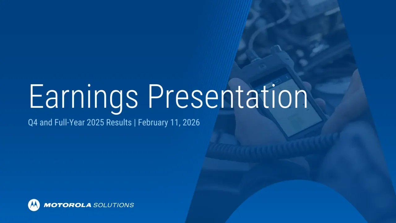 Motorola Solutions (NYSE:MSI) Q4 2025 Earnings Call