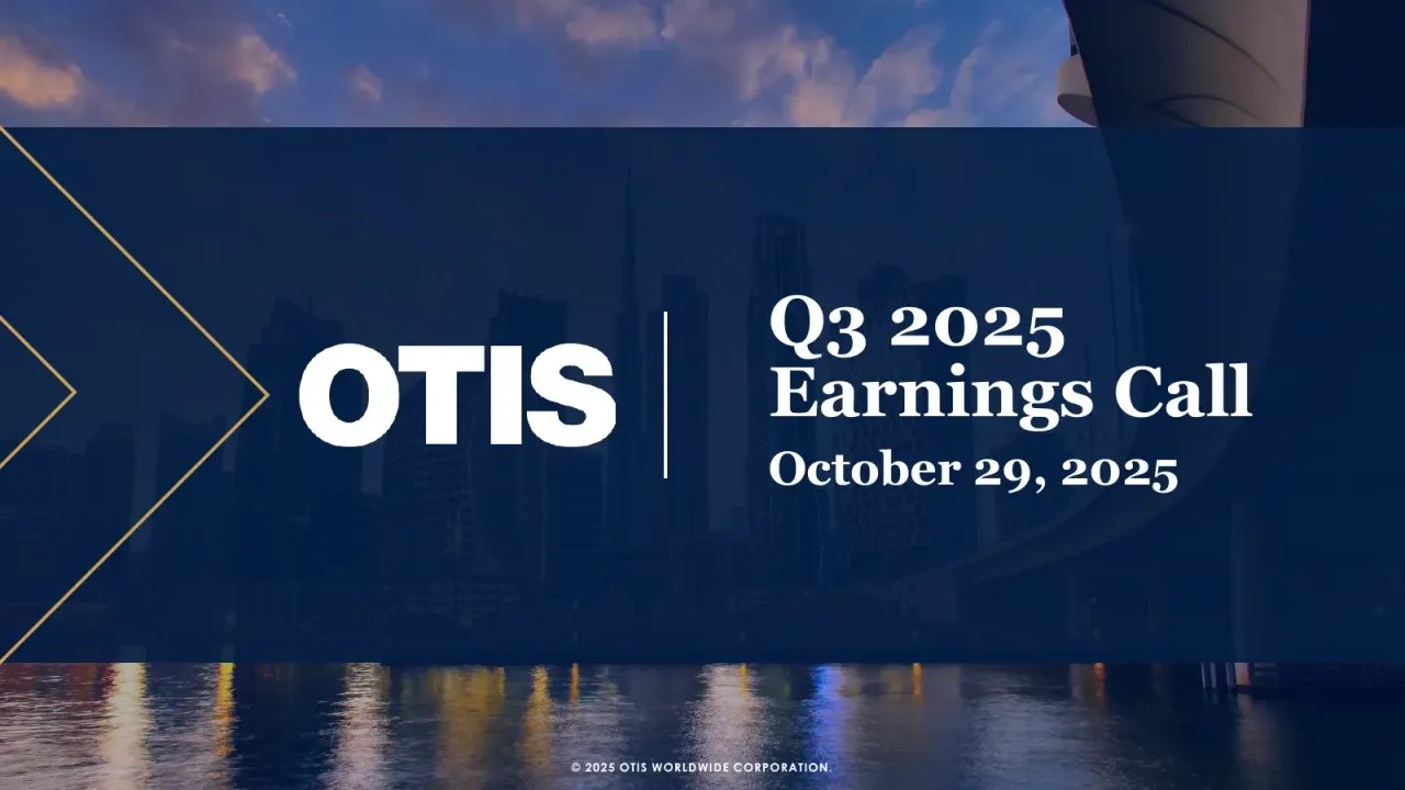 Otis Worldwide (NYSE:OTIS) Q3 2025 Earnings Call