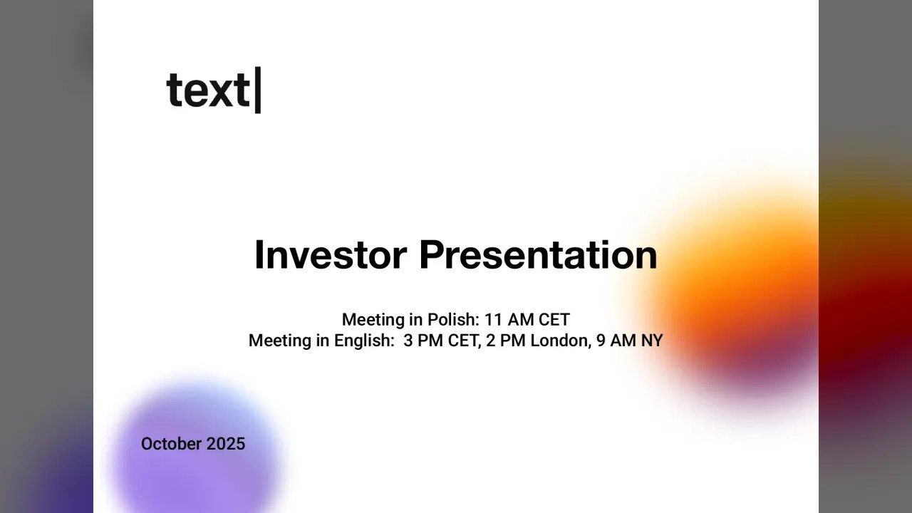 Text (GPW:TXT) Q2 2026 Earnings Call