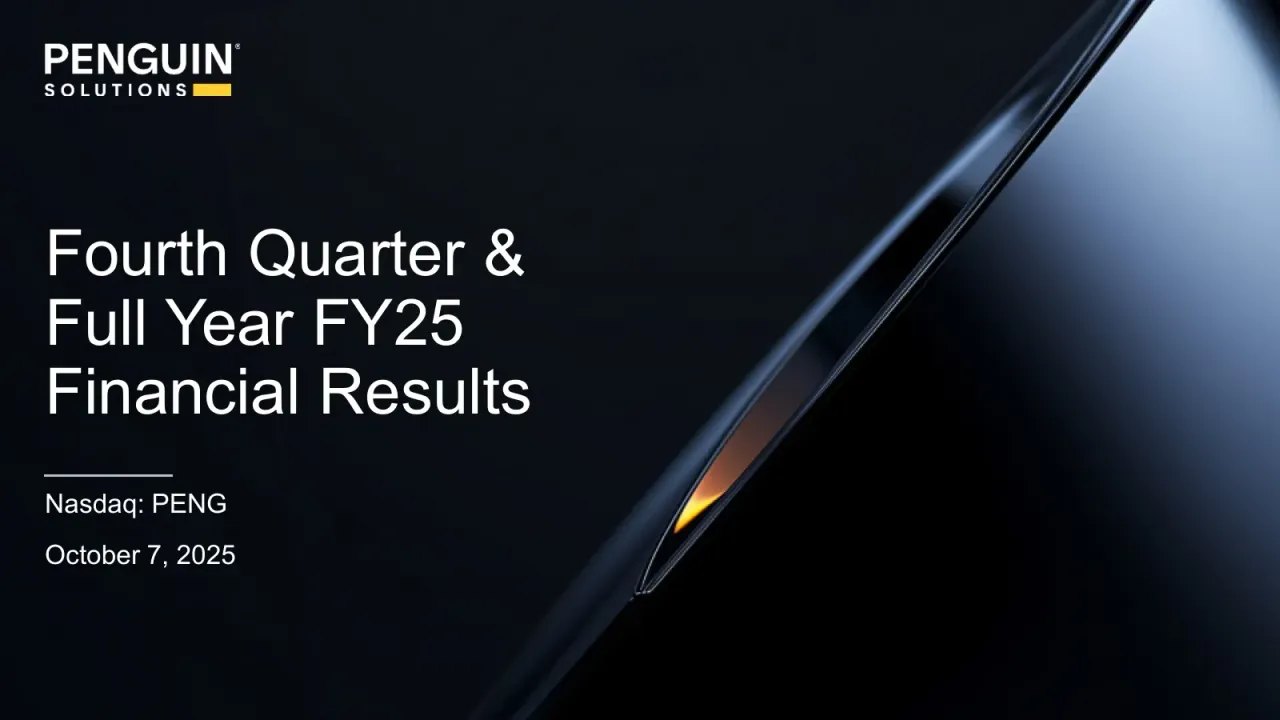 Penguin Solutions (NASDAQ:PENG) Q4 2025 Earnings Call