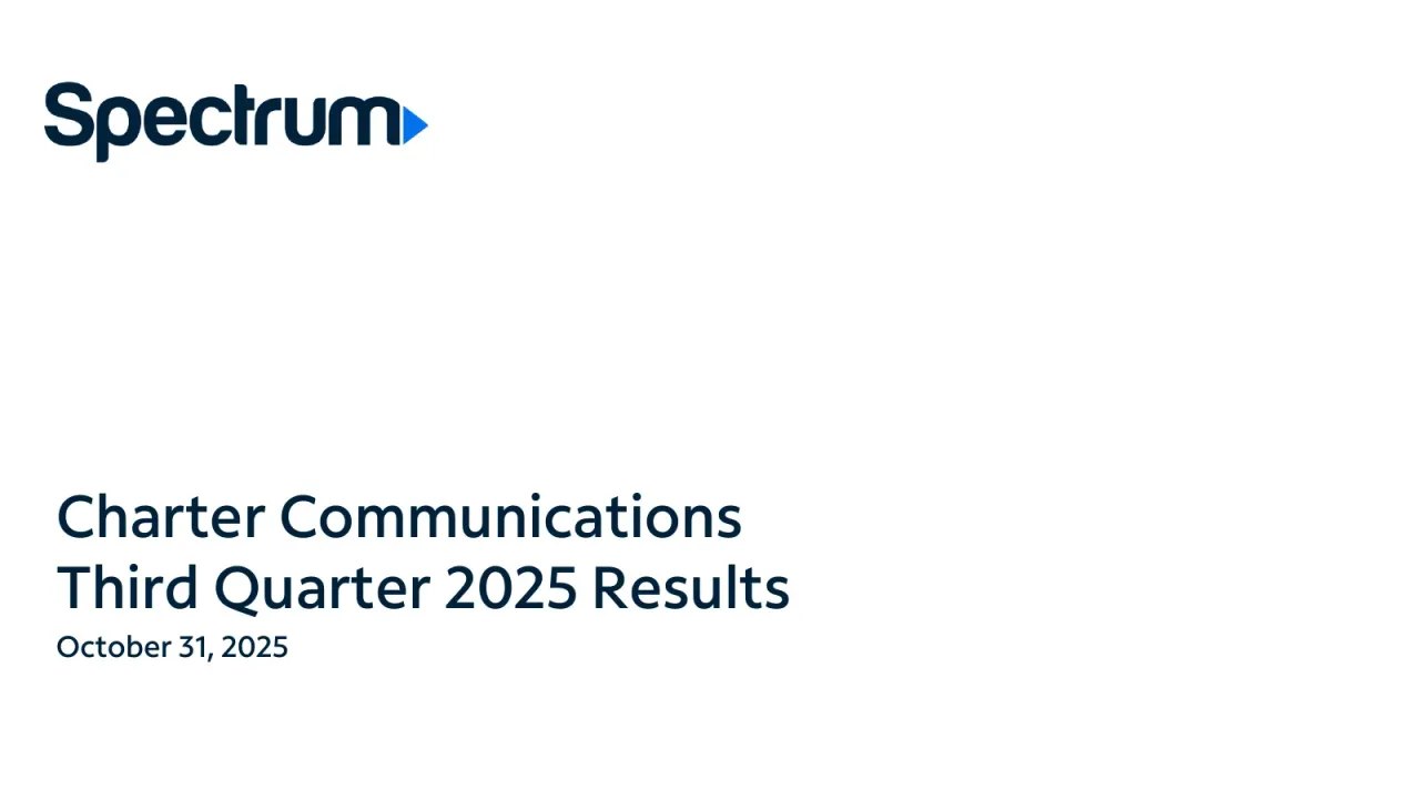 Charter Communications (NASDAQ:CHTR) Q3 2025 Earnings Call