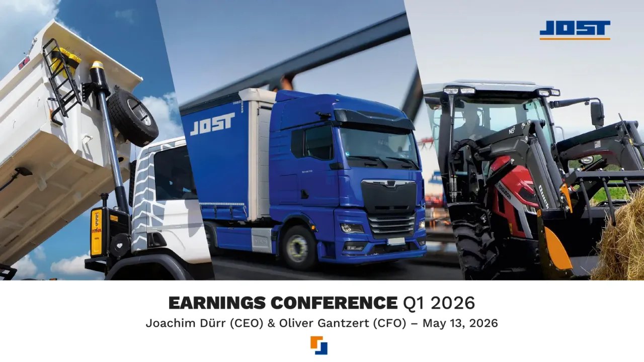 Jost Werke (Xetra:JST) Q1 2026 Earnings Call