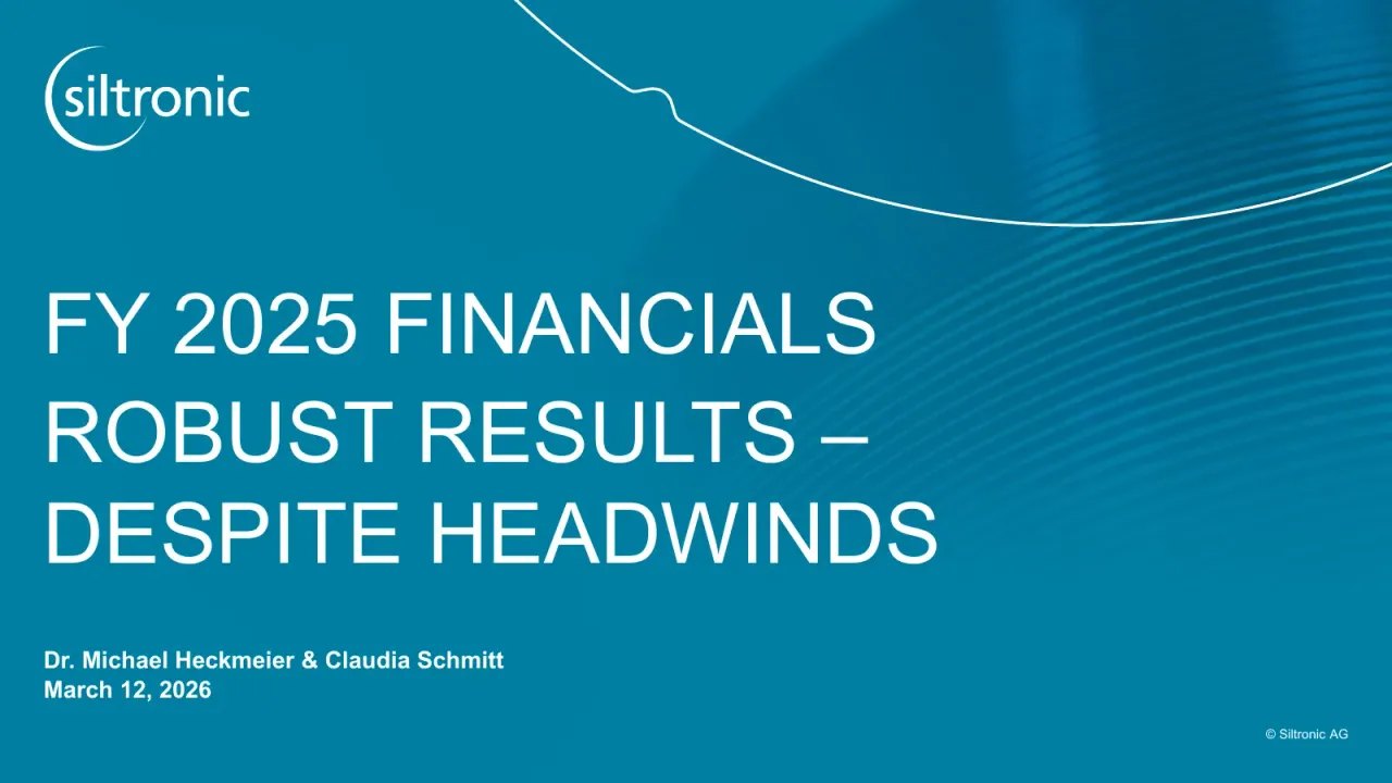 Siltronic (Xetra:WAF) Q4 2025 Earnings Call