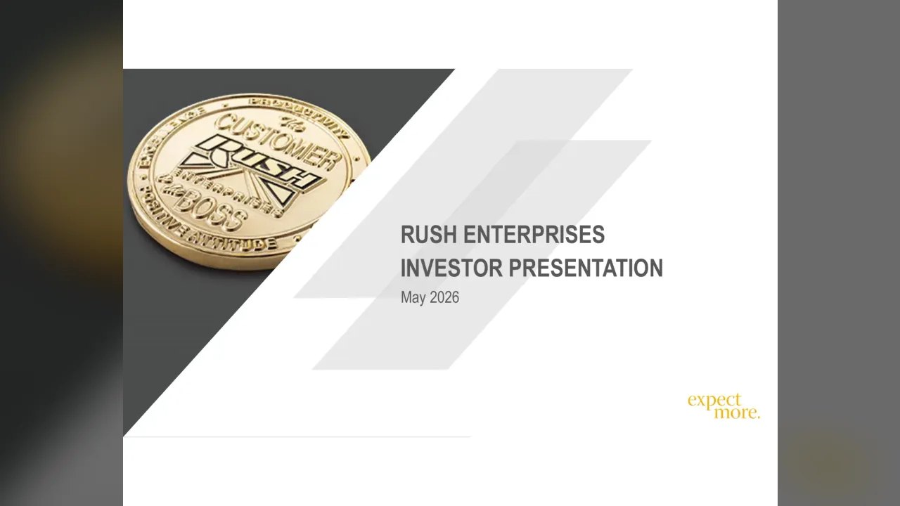 Rush Enterprises (NASDAQ:RUSHA) Q1 2026 Earnings Call