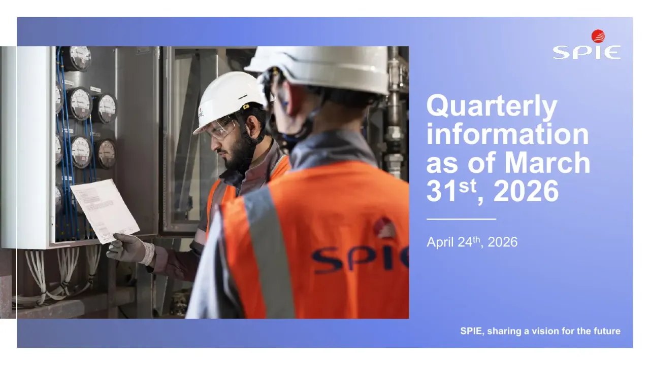 Spie (Euronext:SPIE) Q1 2026 Earnings Call