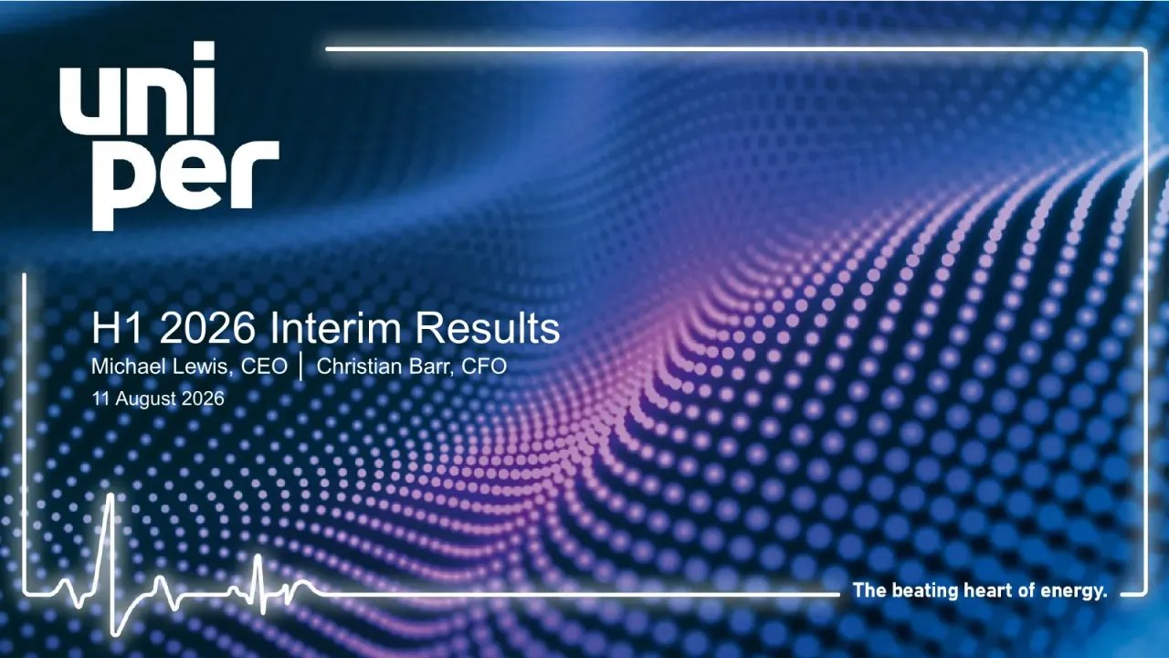 Uniper (Xetra:UN0) Q2 2026 Earnings Call