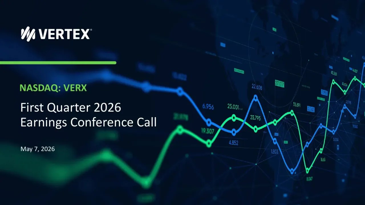 Vertex (NASDAQ:VERX) Q1 2026 Earnings Call