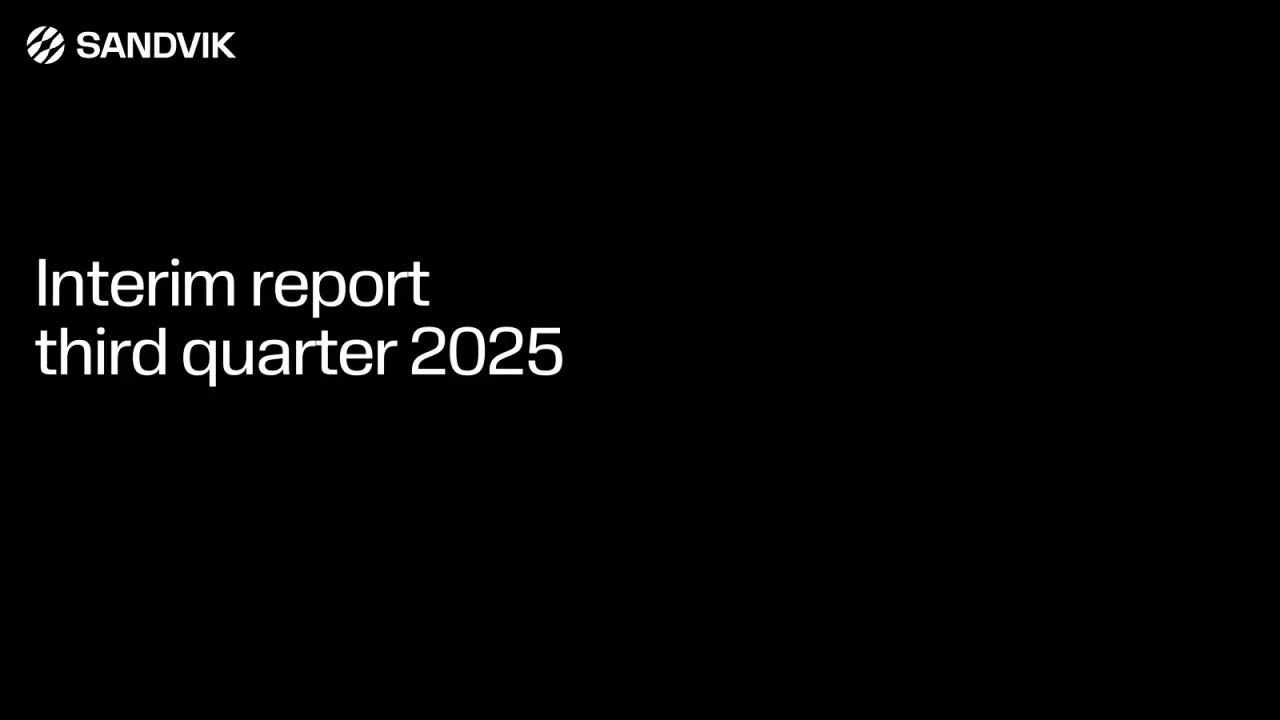 Sandvik (Stockholm:SAND) Q3 2025 Earnings Call