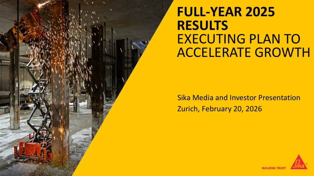 Sika (SIX Swiss: SIKA) Q4 2025 Earnings Call