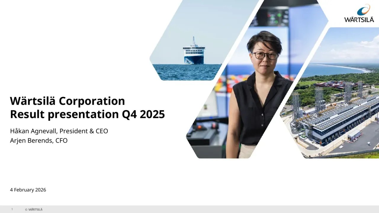 Wartsila Oyj Abp (Helsinki:WRT1V) Q4 2025 Earnings Call