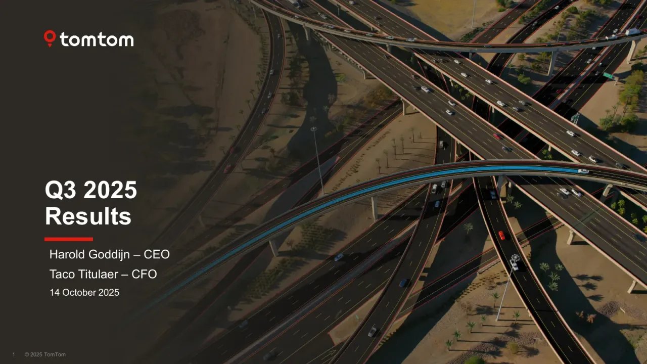 TomTom (Euronext:TOM2) Q3 2025 Earnings Call