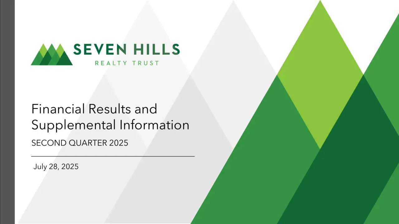 Seven Hills Realty Trust (NASDAQ:SEVN) Q2 2025 Earnings Call