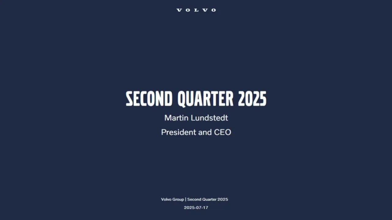 Volvo (Stockholm:VOLV A) Q2 2025 Earnings Call