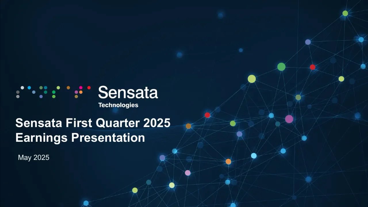 Sensata Technologies Holding (NYSE:ST) Q1 2025 Earnings Call