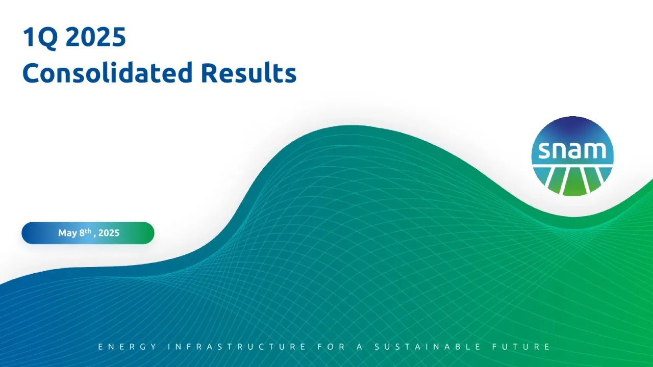 Snam (Milan:SRG) Q1 2025 Earnings Call