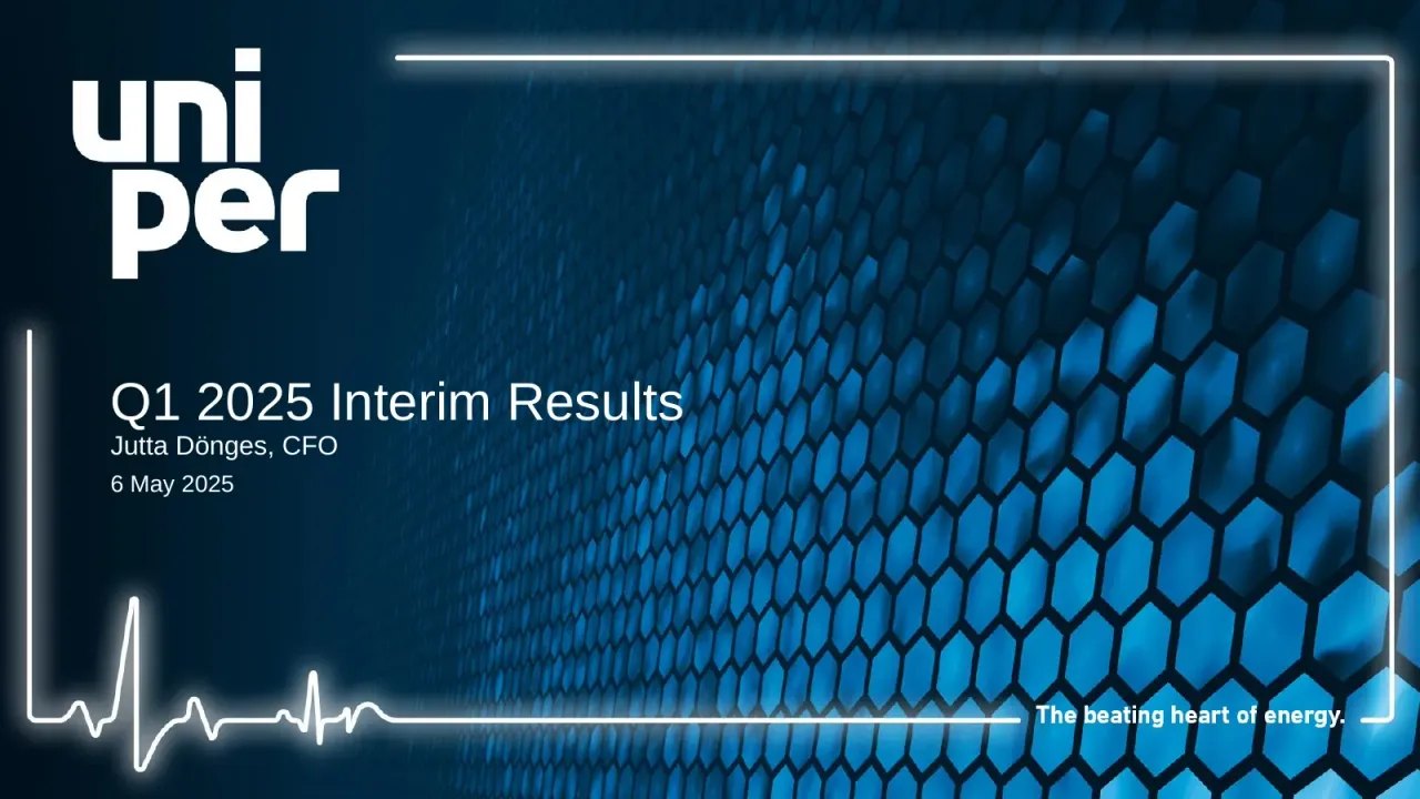 Uniper (Xetra:UN0) Q1 2025 Earnings Call