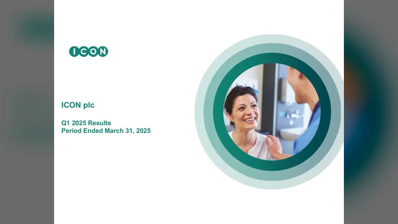 ICON (NASDAQ:ICLR) Q1 2025 Earnings Call