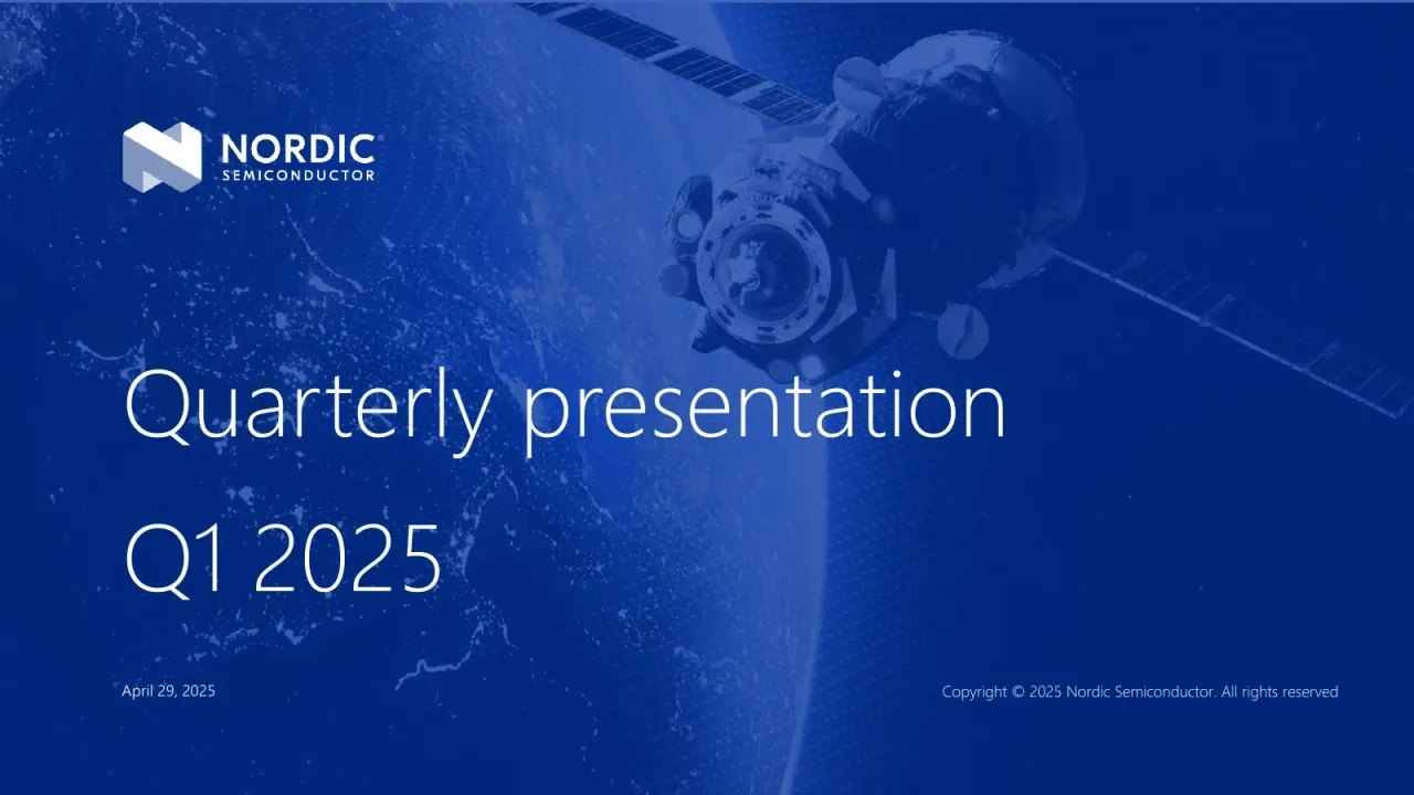 Nordic Semiconductor (Oslo:NOD) Q1 2025 Earnings Call