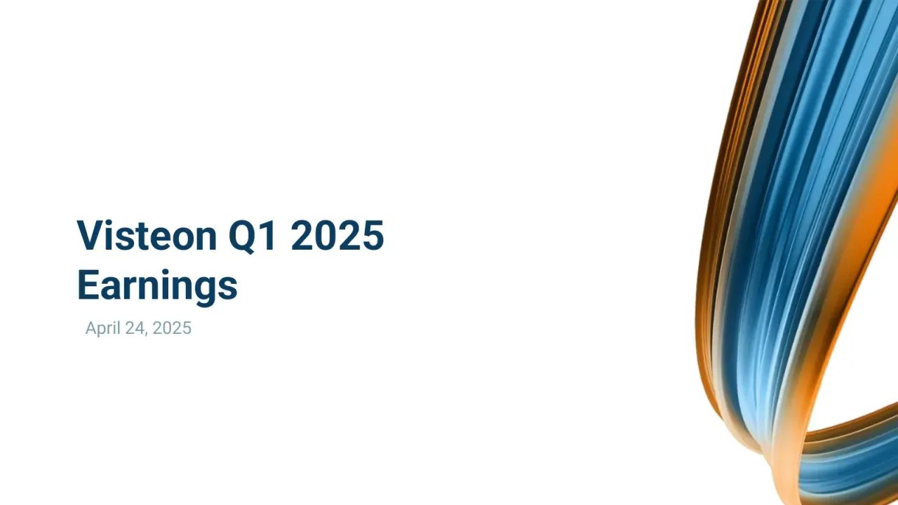 Visteon (NASDAQ:VC) Q1 2025 Earnings Call
