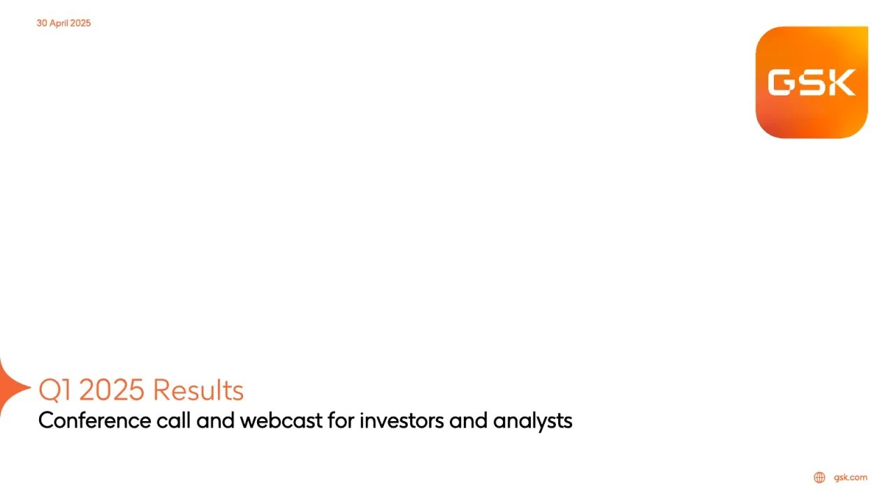 GSK (LSE:GSK) Q1 2025 Earnings Call