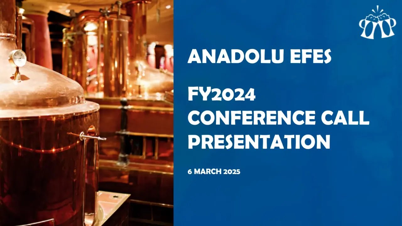 Anadolu Efes Biracilik ve Malt Sanayii A.S. (BIST:AEFES) Q4 2024 Earnings Call