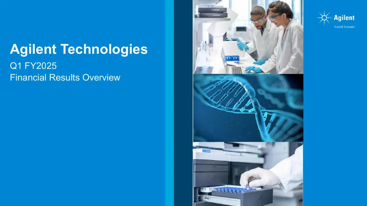 Agilent Technologies (NYSE:A) Q1 2025 Earnings Call
