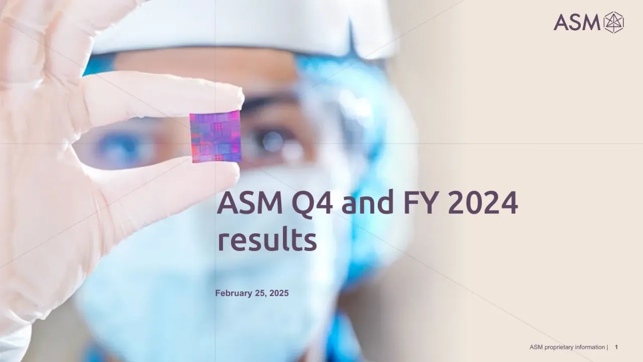 ASM International (Euronext:ASM) Q4 2024 Earnings Call
