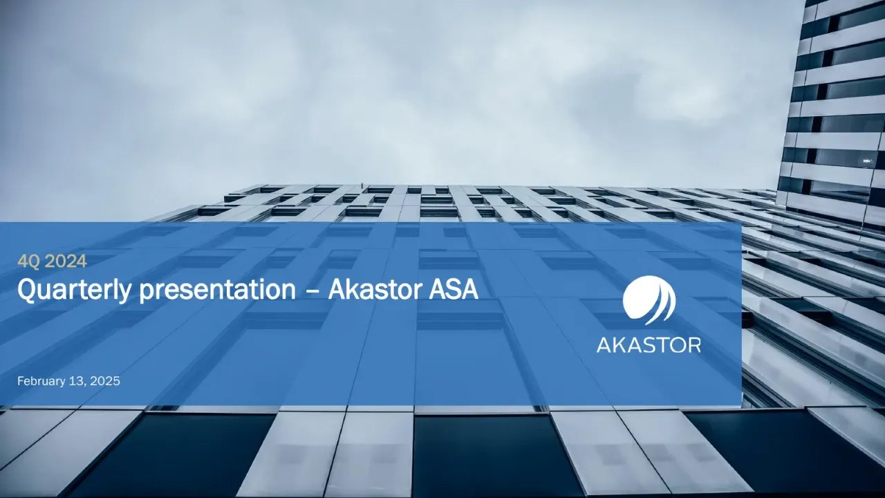 Akastor (Oslo:AKAST) Q4 2024 Earnings Call