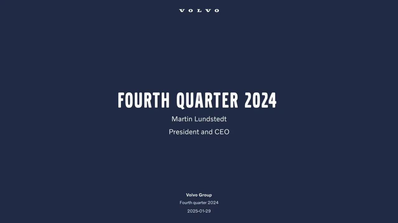 Volvo (Stockholm:VOLV A) Q4 2024 Earnings Call