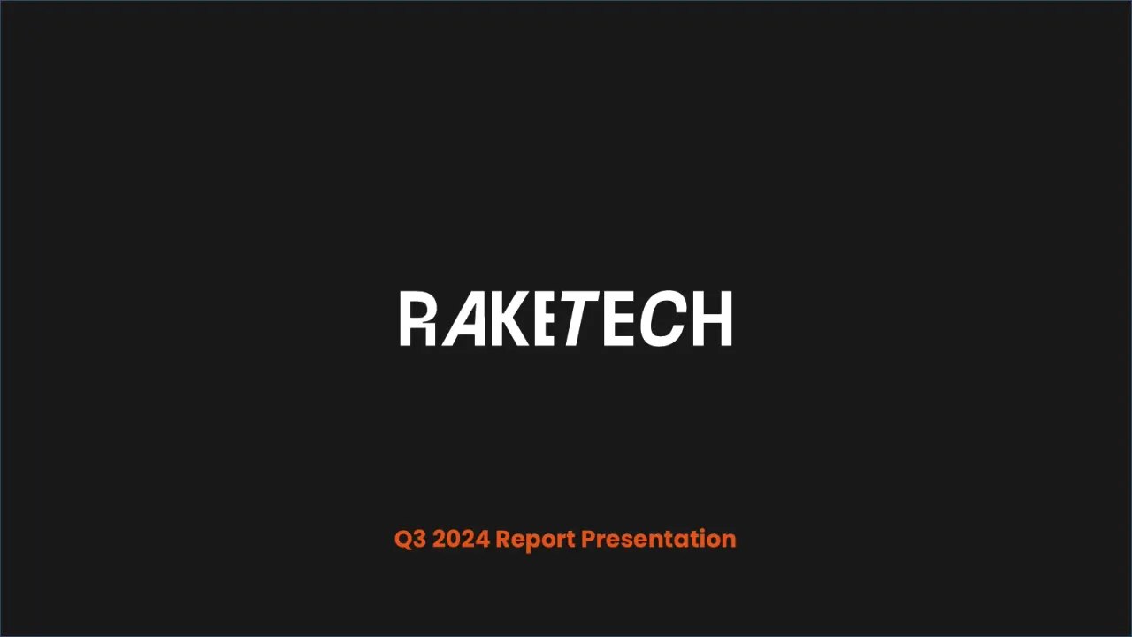 Raketech Group Holding (Stockholm:RAKE) Q3 2024 Earnings Call