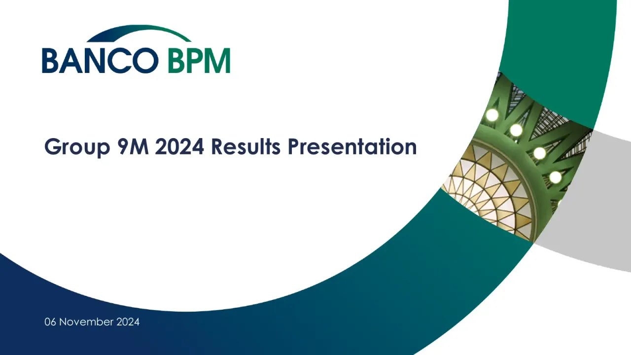 Banco BPM (Milan:BAMI) Q3 2024 Earnings Call