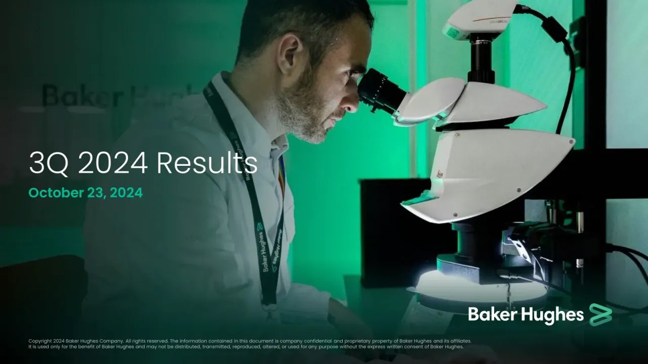 Baker Hughes (NASDAQ:BKR) Q3 2024 Earnings Call
