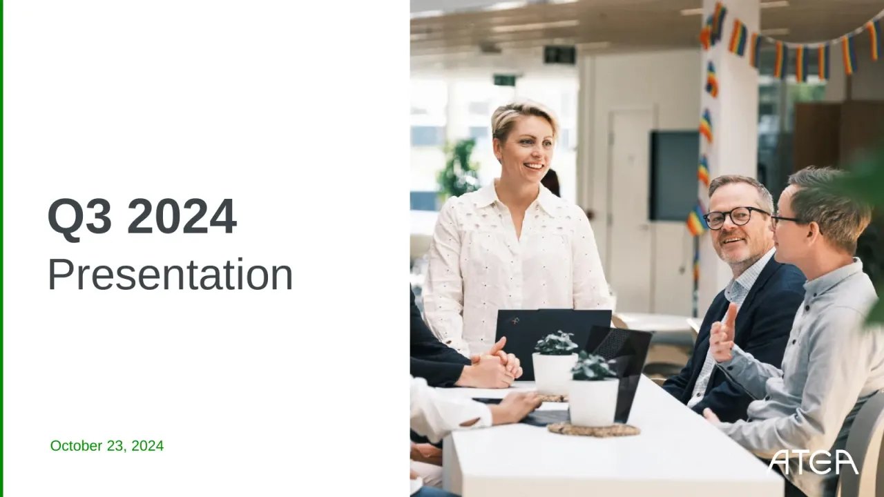 Atea (Oslo:ATEA) Q3 2024 Earnings Call