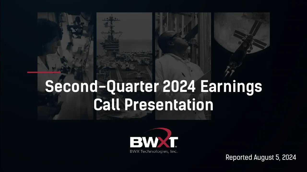 BWX Technologies (NYSE:BWXT) Q2 2024 Earnings Call